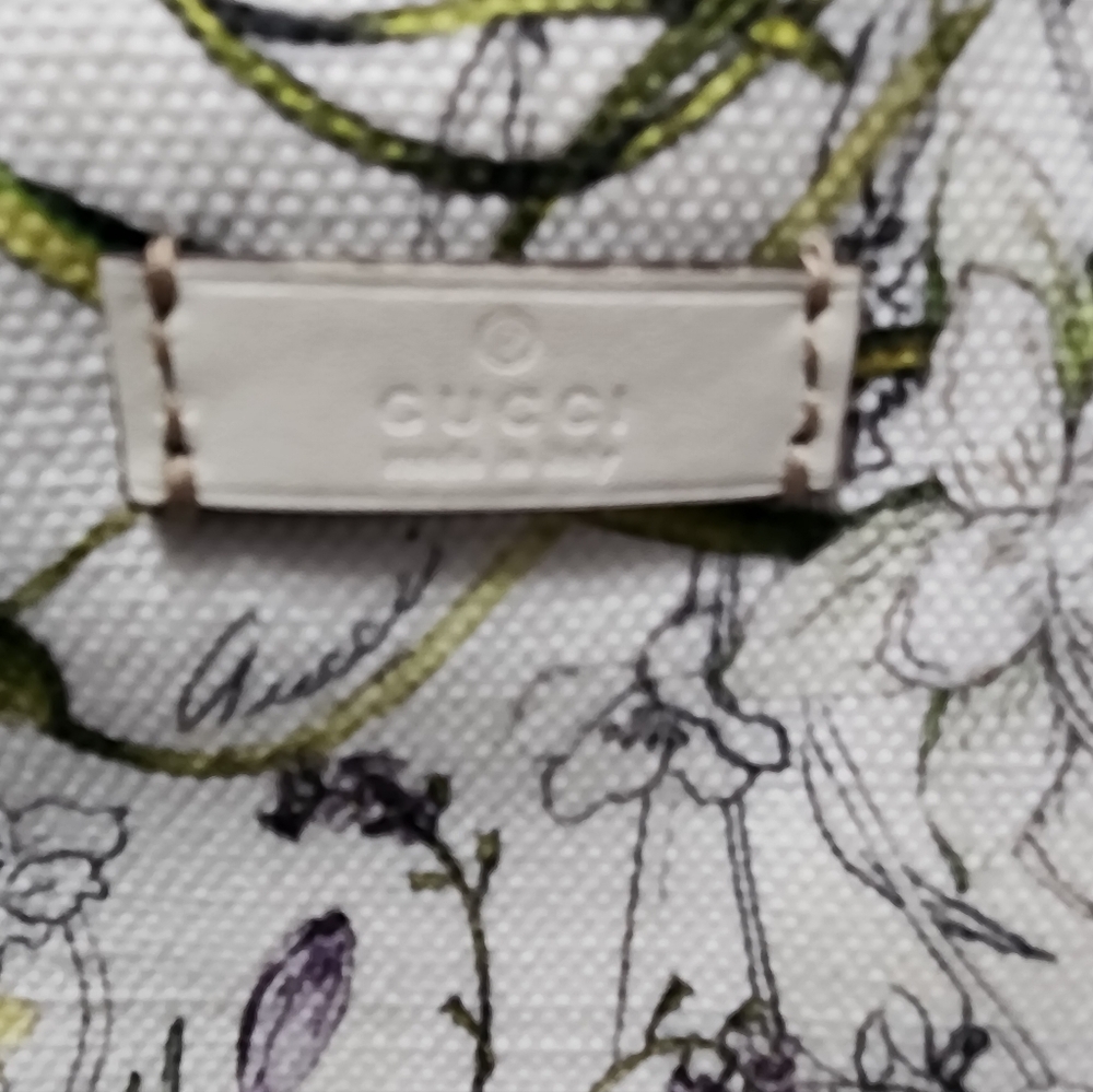 Gucci Floral Canvas Tote - Picture 8 of 12